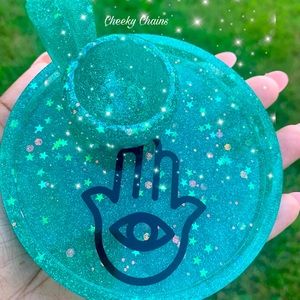Hamsa Crystal Tray, Coaster